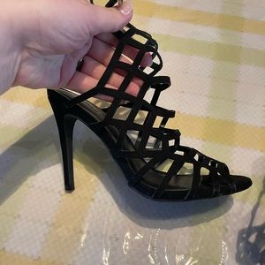 Wild Diva Lounge Black Heels